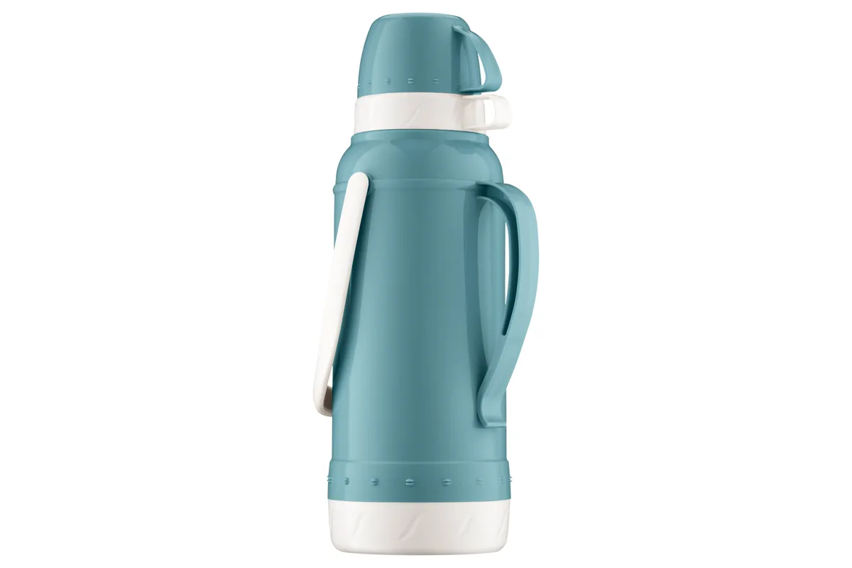 Термос ARDESTO Gemini Gourmet, 2 л, пластиковий, боросилікатне скло, синій.