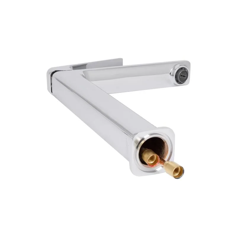 Смеситель для раковины Qtap 1060H102 однорычажный латунь 239х170 мм хромированный