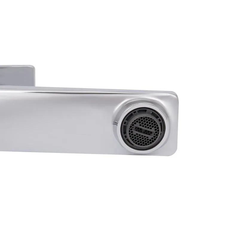 Смеситель для раковины Qtap 1060H102 однорычажный латунь 239х170 мм хромированный