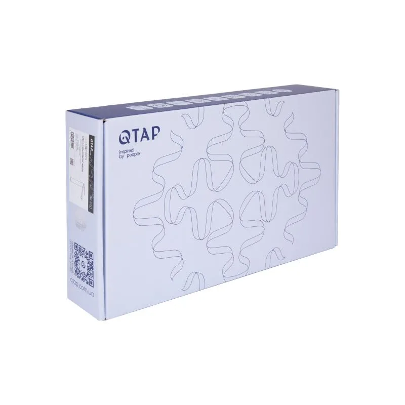 Смеситель для раковины Qtap 1060H102 однорычажный латунь 239х170 мм хромированный