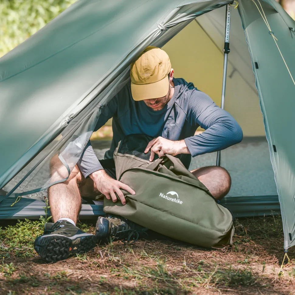 Стілець складаний Naturehike алюміній L чорний 2 кг