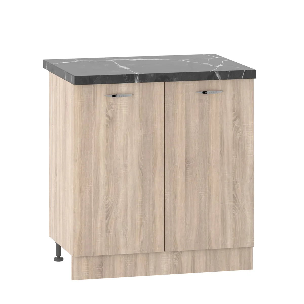 Шкаф нижний МК Compact Лдсп 820х800х460мм Дуб Сонома модульный для кухни шкаф для хранения