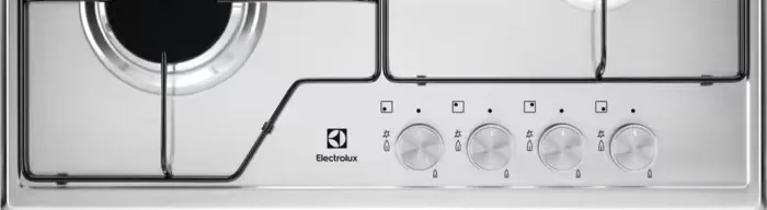 Газовая варочная панель Electrolux, 60 см, нержавеющая сталь.