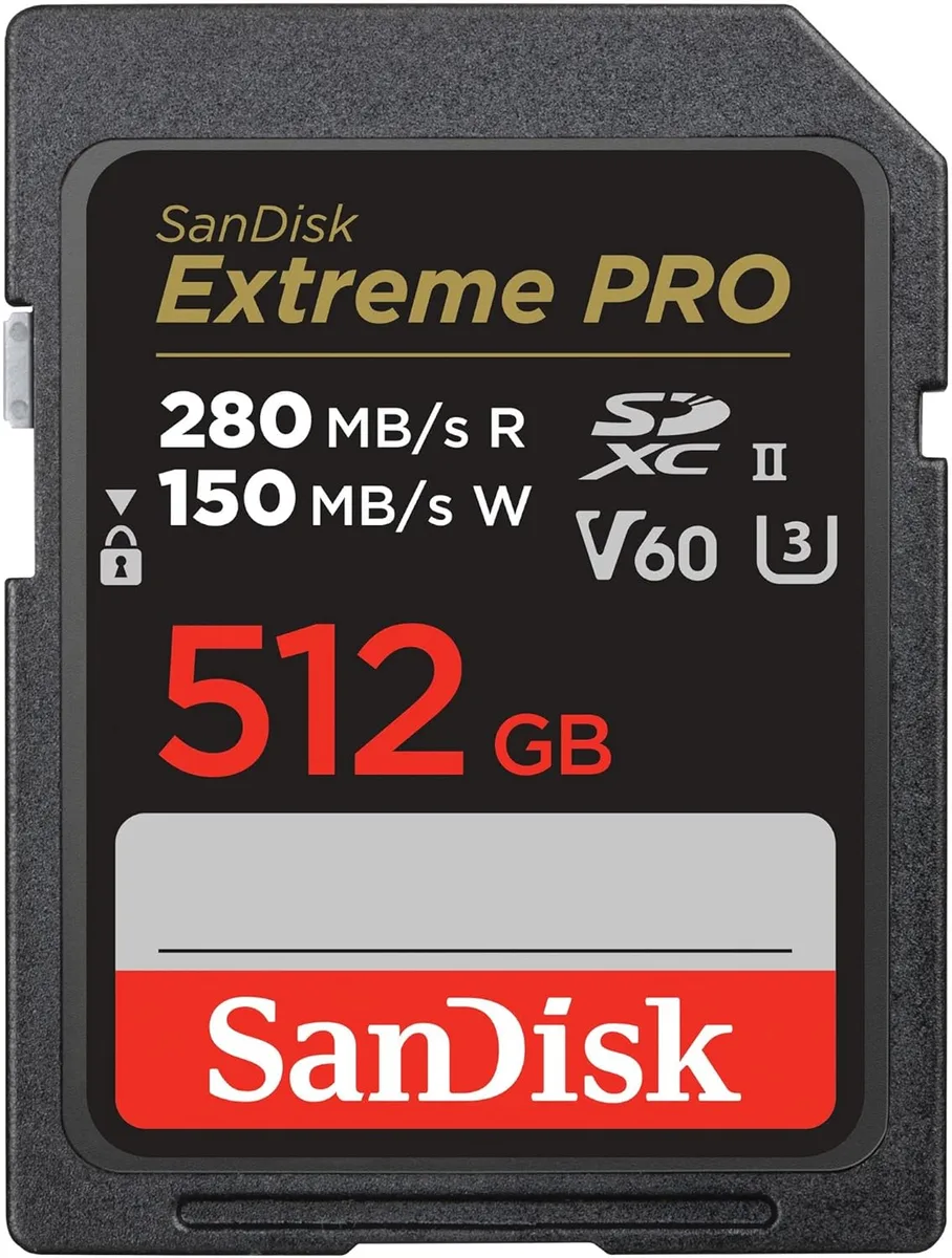Карта пам'яті SanDisk SD 512GB UHS-II V60 280MB/s Extreme Pro
