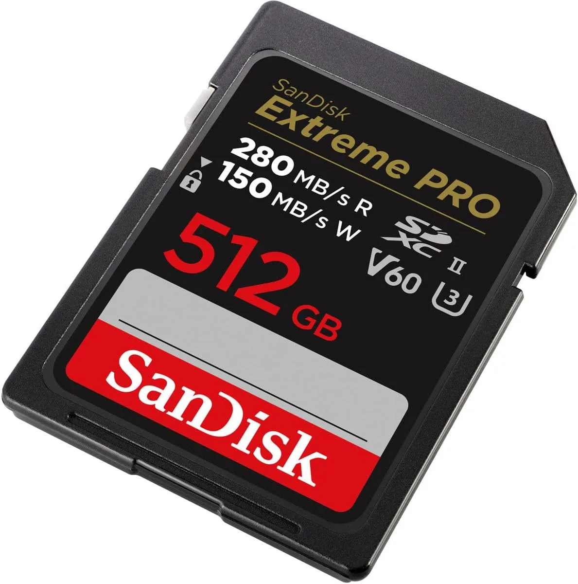 Карта пам'яті SanDisk SD 512GB UHS-II V60 280MB/s Extreme Pro