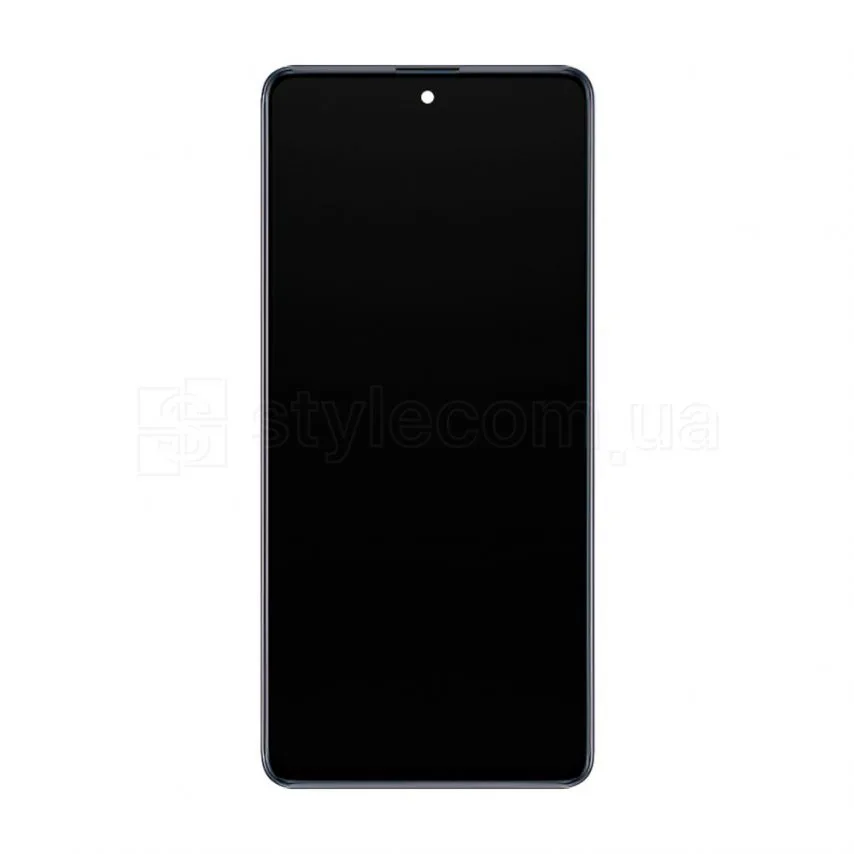 Дисплей Samsung IPS 6,4 дюйма черный с сенсорным экраном и рамкой Service Original.