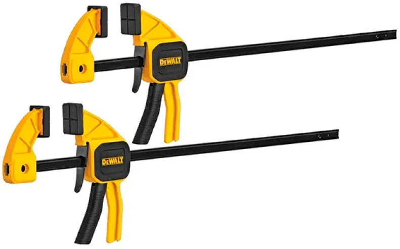 Струбцина DeWALT M тригерного типу 300мм, комплект 2 шт, вага 0.353 кг.