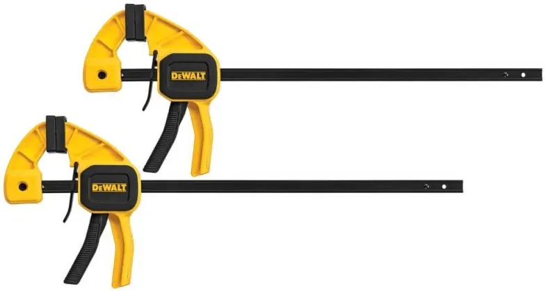 Струбцина DeWALT M тригерного типу 300мм, комплект 2 шт, вага 0.353 кг.