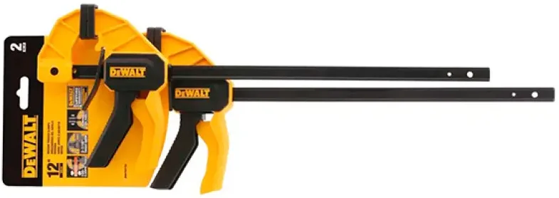 Струбцина DeWALT M тригерного типу 300мм, комплект 2 шт, вага 0.353 кг.