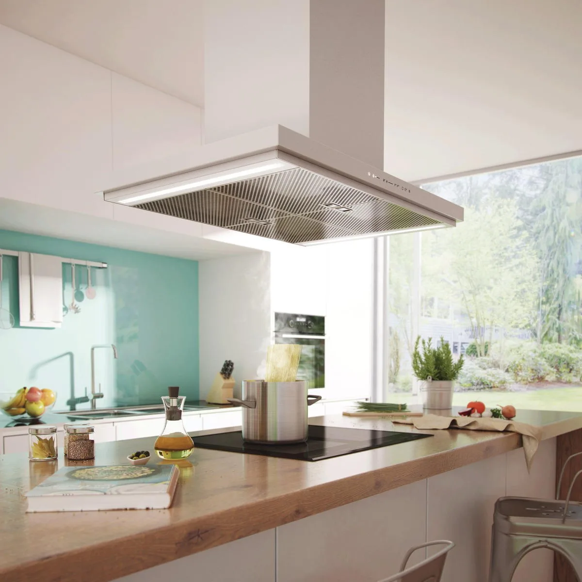 Вытяжка Gorenje черная 60 см 608 м³/час настенная встраиваемая
