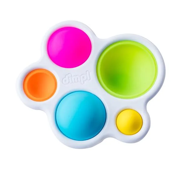 Іграшка-антистрес Fat Brain Toys силіконова 15х16 см різнокольорова