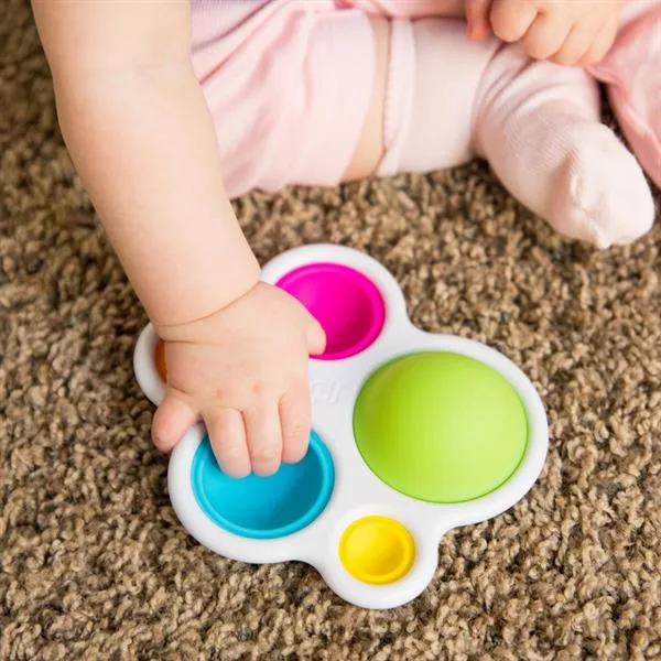 Іграшка-антистрес Fat Brain Toys силіконова 15х16 см різнокольорова