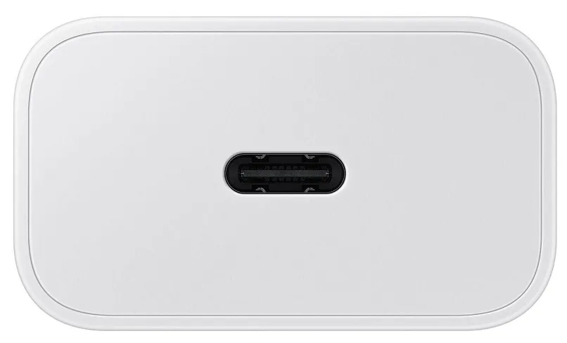 Мережевий зарядний пристрій Samsung 25 Вт USB Type-C 38х66,9х22 мм Білий