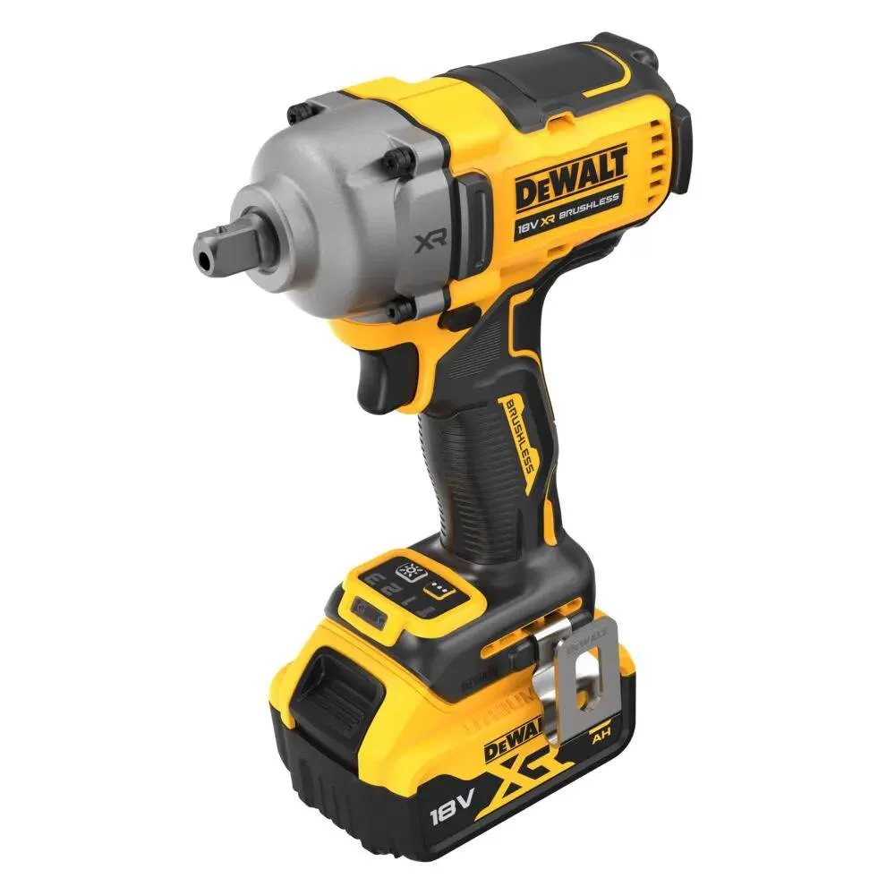 Гайковерт ударный DeWalt 18 В Li-Ion 2 аккумулятора 5 А·ч 1084 Нм для автосервиса и строительства