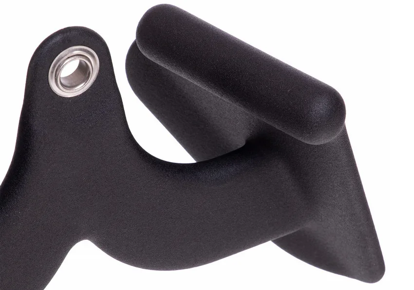 Ручка для тяги EasyFit сталь 31 см чорна поліуретан