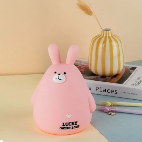 Скарбничка Kite Pink Bunny для дітей містка з клапаном для грошей