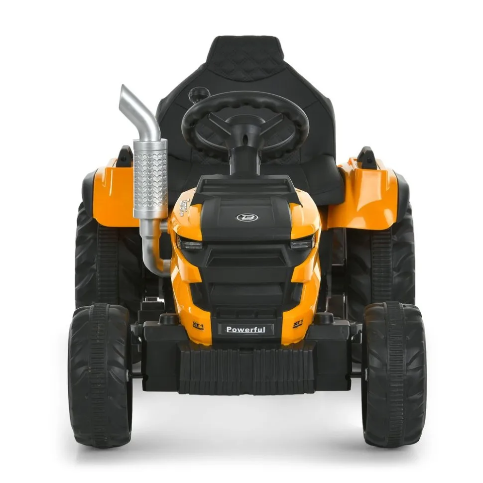 Дитячий електромобіль трактор Bambi Racer екокожа 83х52х56 см червоний