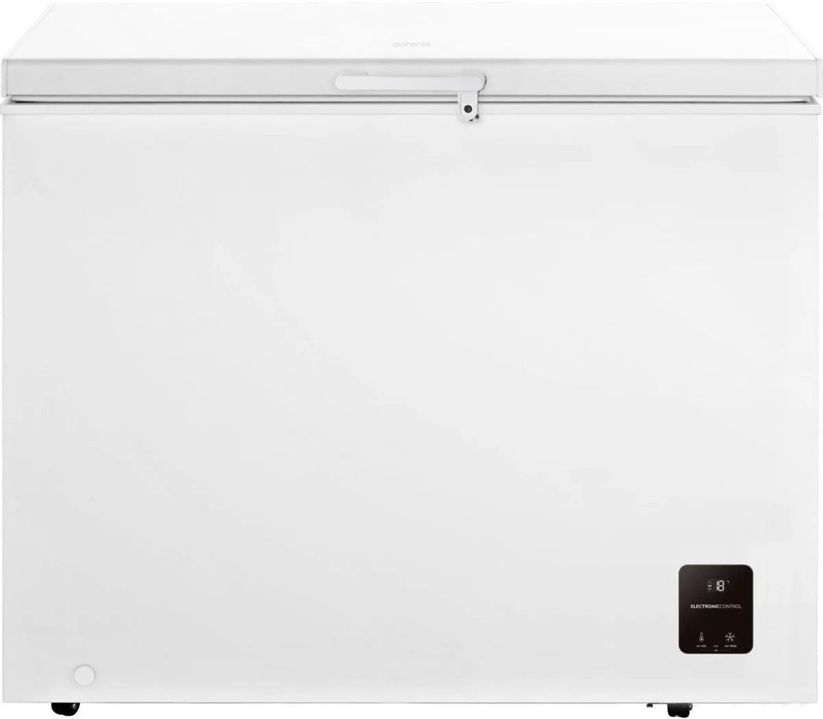 Морозильна камера Gorenje, 297 л, клас енергоефективності А+, ST, з дисплеєм, біла