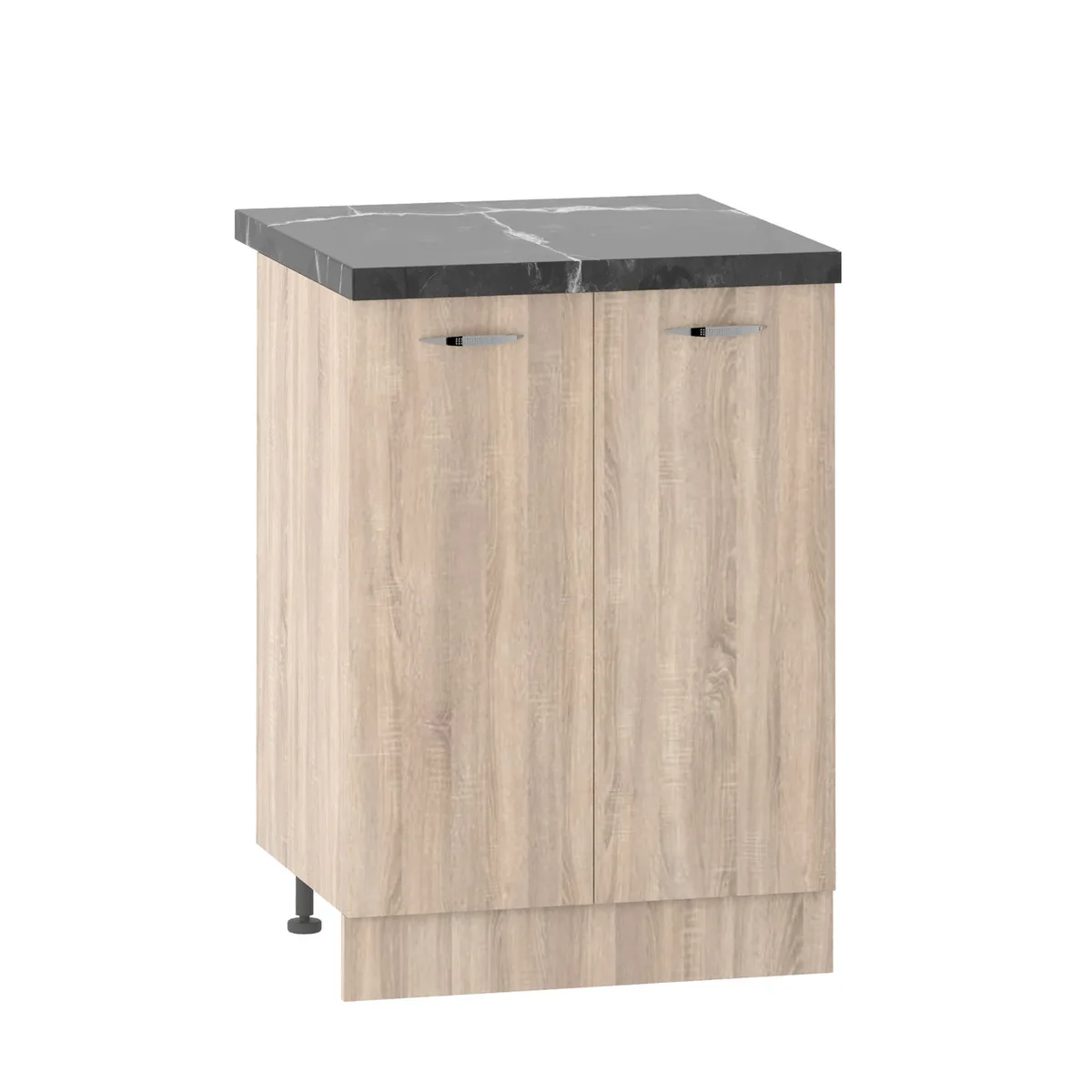 Шафа нижня МК Compact ЛДСП 820х600х460мм Дуб Сонома модульний корпус для кухні меблі для зберігання