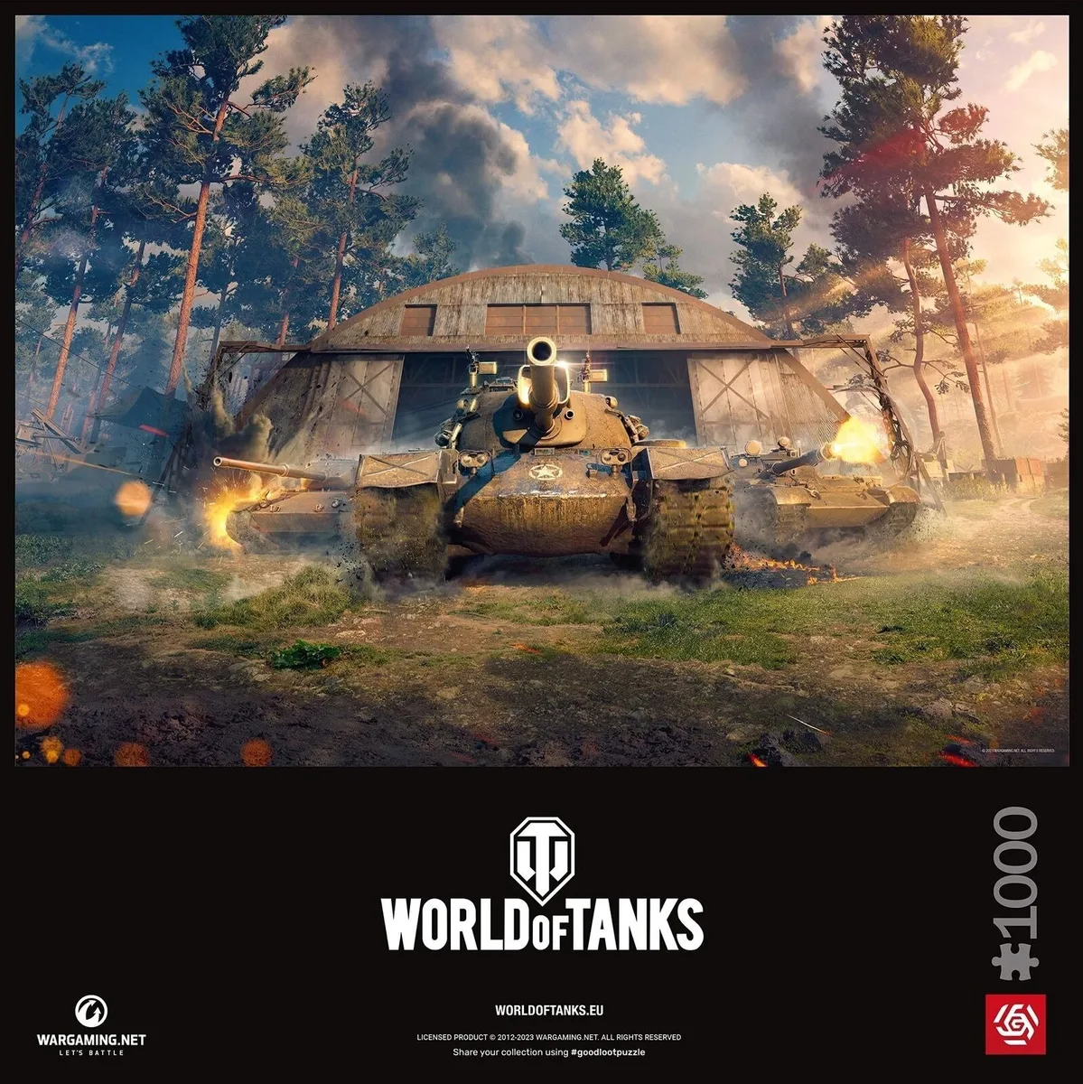 Пазл GoodLoot картон 1000 ел World of Tanks 68,3х48 см