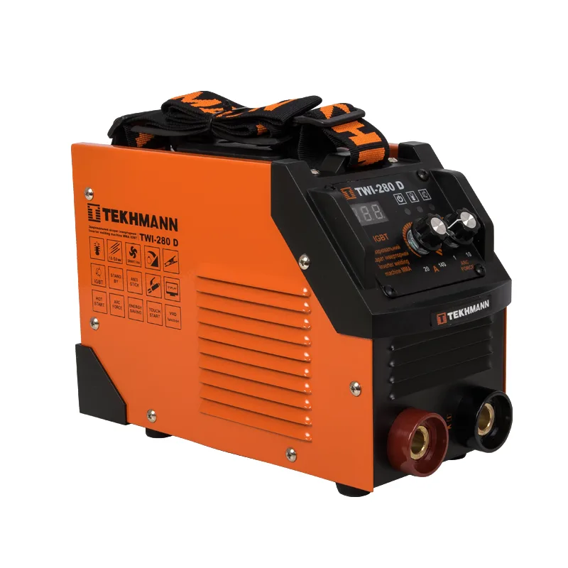 Інверторний зварювальний апарат Tekhmann TWI-280 D 140А 5.2кВт 170-270В з функцією форсування дуги, вага 3кг.