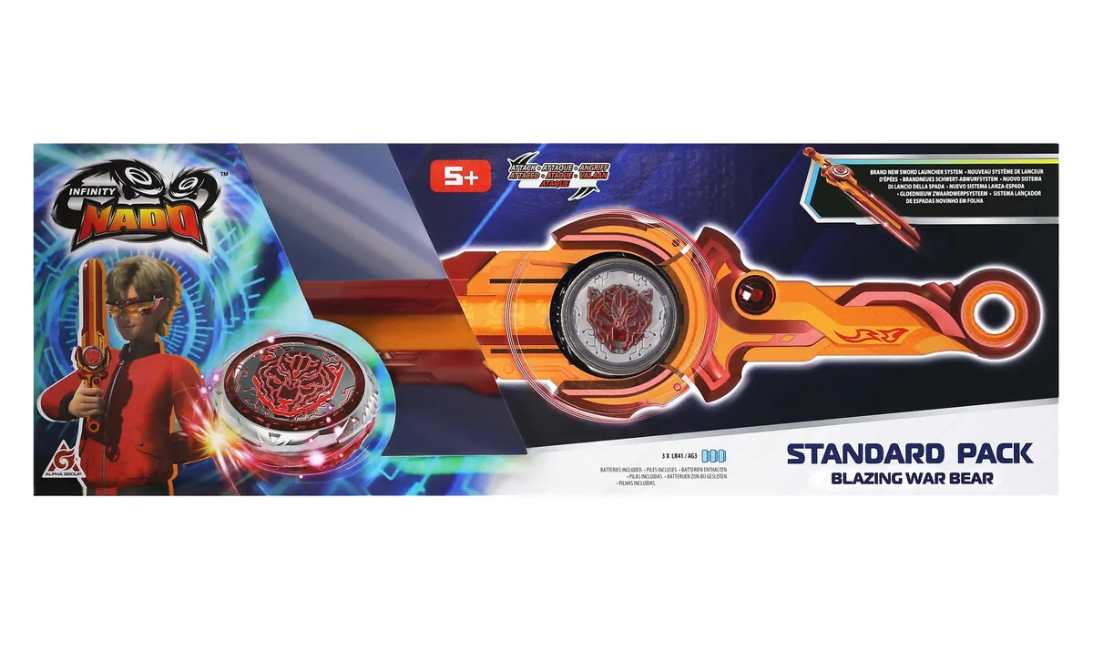 Дзиґа Infinity Nado VI Standard Pack Палаючий Бойовий Ведмідь (Blazing War Bear)