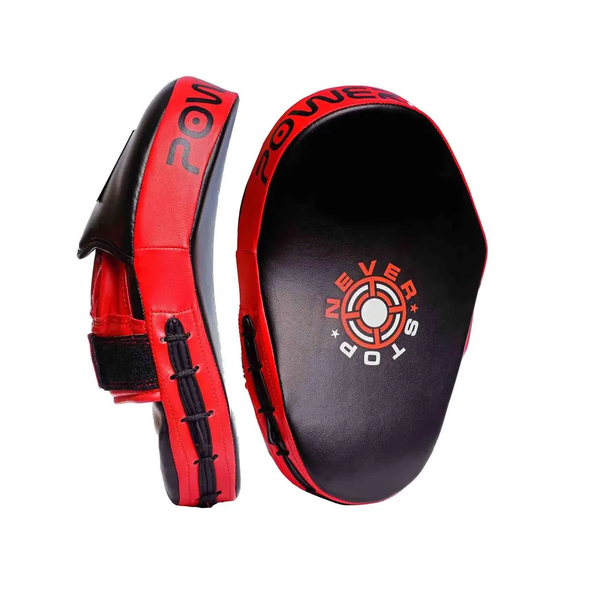 Боксерские лапы Active Point PU 29х19 см Черно-Красные