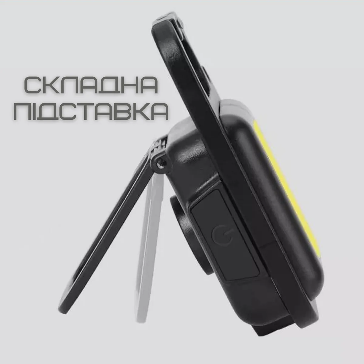 Портативний ліхтарик 4в1 на акумуляторі 800 люмен алюміній 45х60 мм