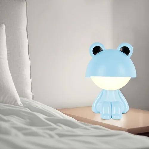 Світильник-нічник LED із акумулятором Kite Cute Froggy синій лампа для дітей