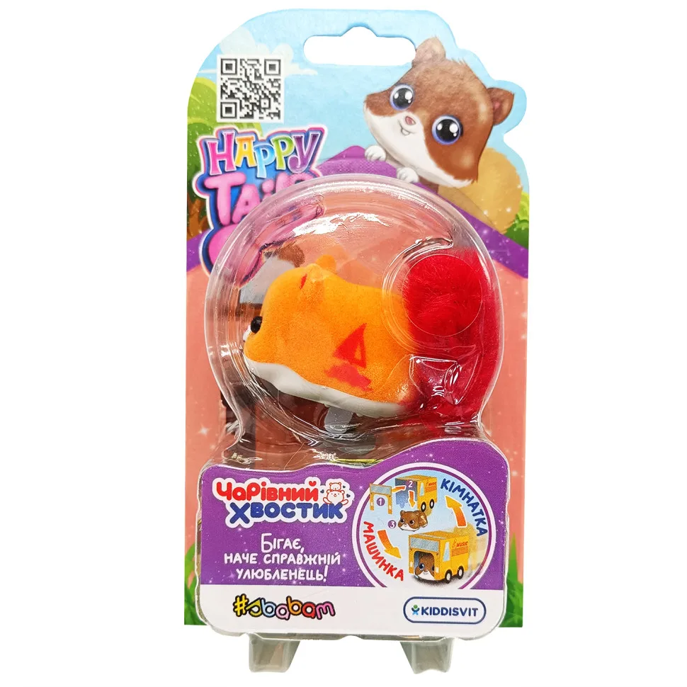 Інтерактивна іграшка Happy Tails флокований матеріал 3х6 см кольоровий #sbabam