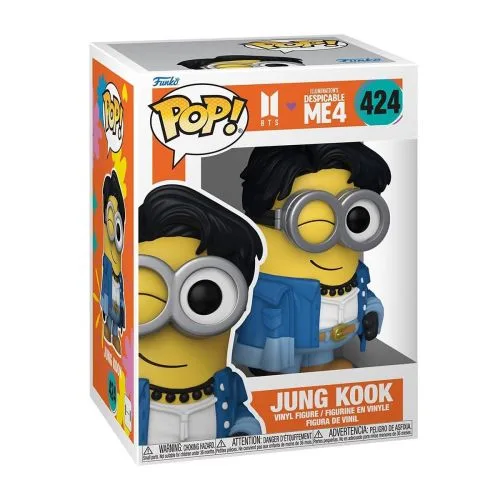 Ігрова фігурка Funko POP Minions x BTS Джонгук для колекції шанувальників K-pop.
