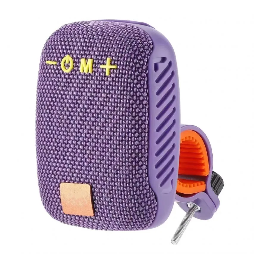 Портативна колонка Bluetooth 5W 50х100х72 мм Фіолетова