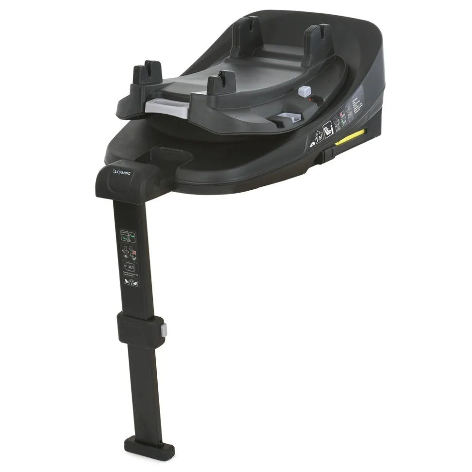 База під автокрісло El Camino i-Fix 360 ISOFIX з опорною стійкою Чорна