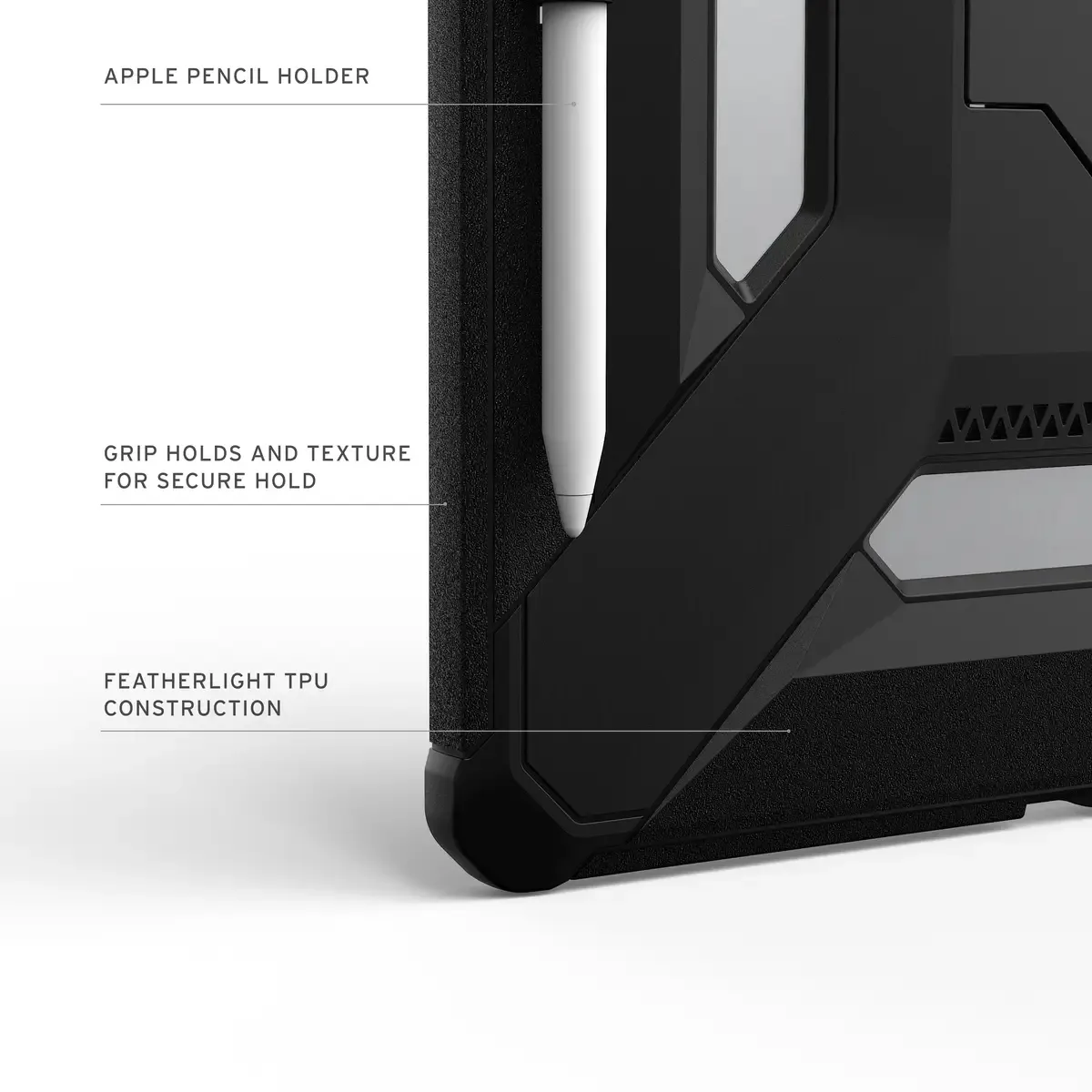 Чохол UAG TPU для iPad Air 13" чорний