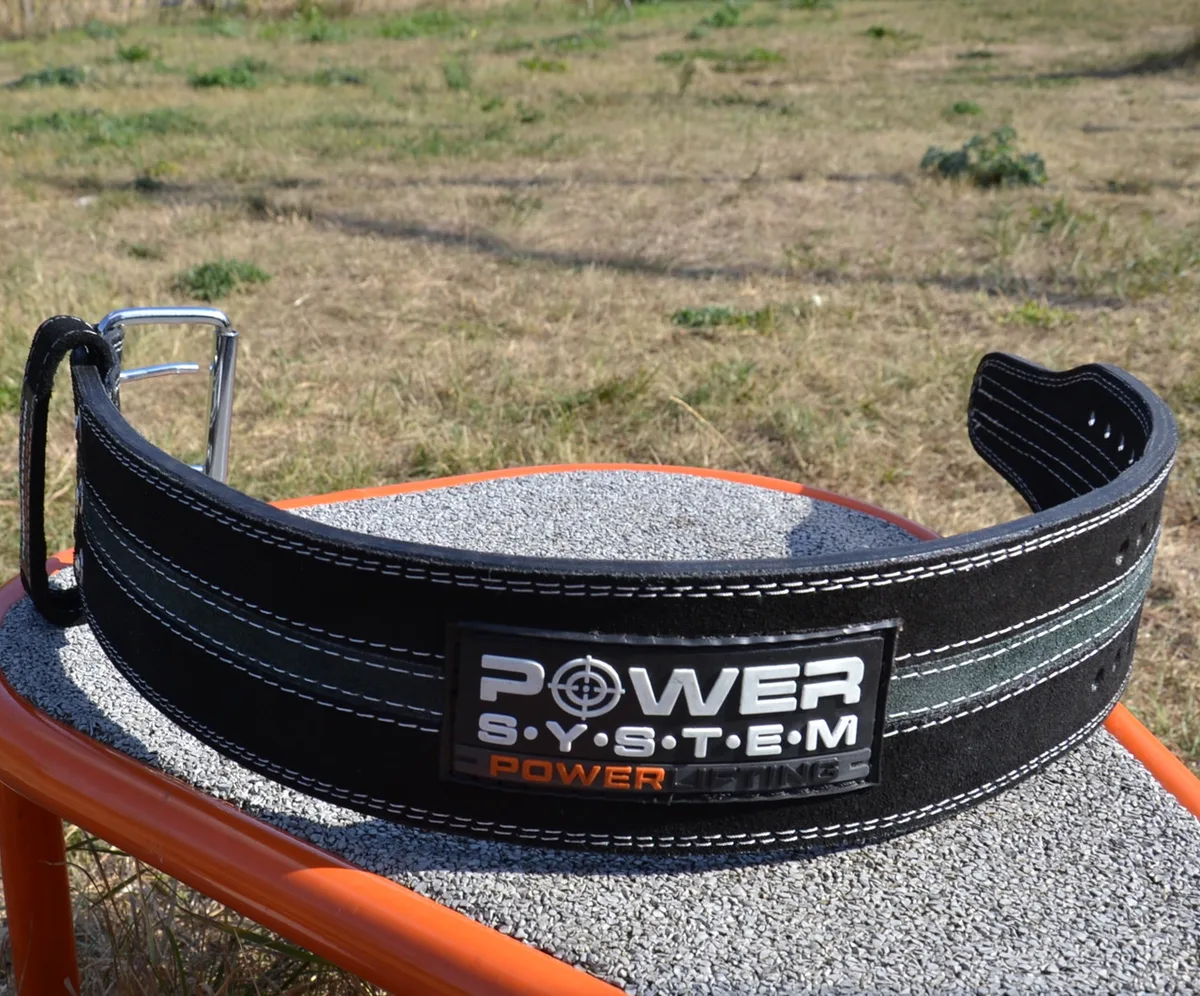 Пояс для пауерліфтингу Active Point шкіряний XL чорний