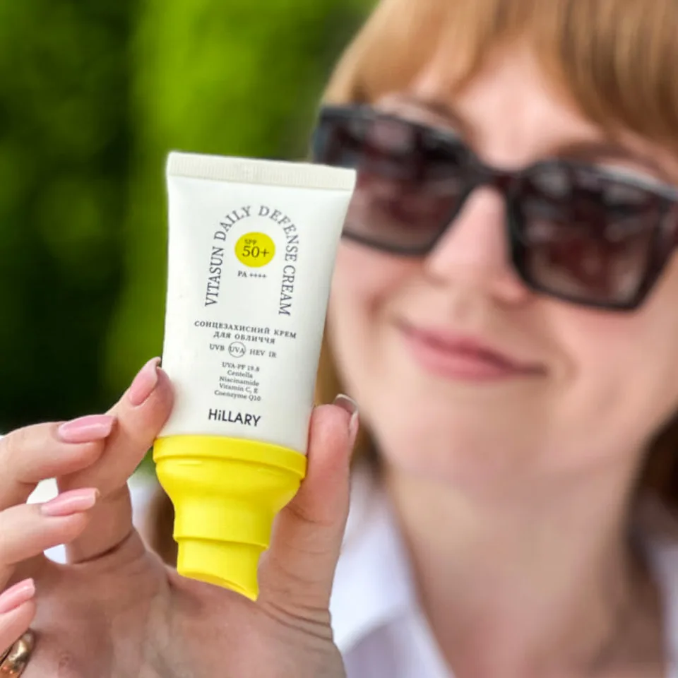 Гіалуронова сироватка + Сонцезахисний крем для обличчя SPF 50+
