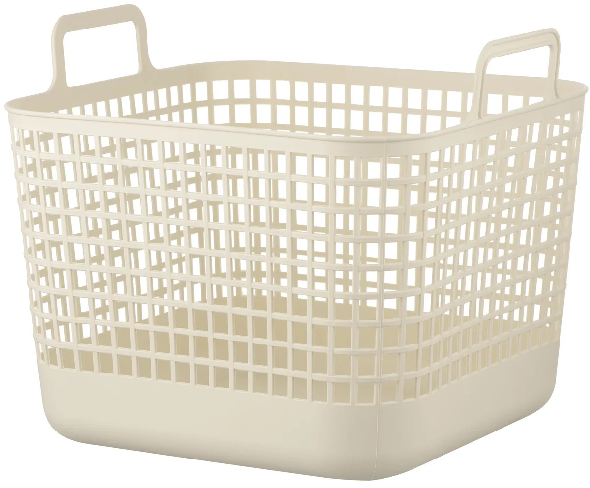 Контейнер для зберігання ARDESTO 39x37x34.5см, 34л, пластиковий PP, бежевого кольору.