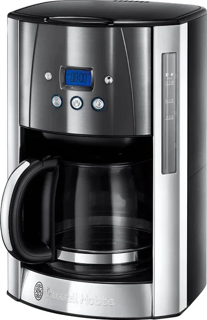 Кавоварка Russell Hobbs крапельна 1000 Вт пластикова 22х34,2х22,7 см нержавіюча сталь чорна
