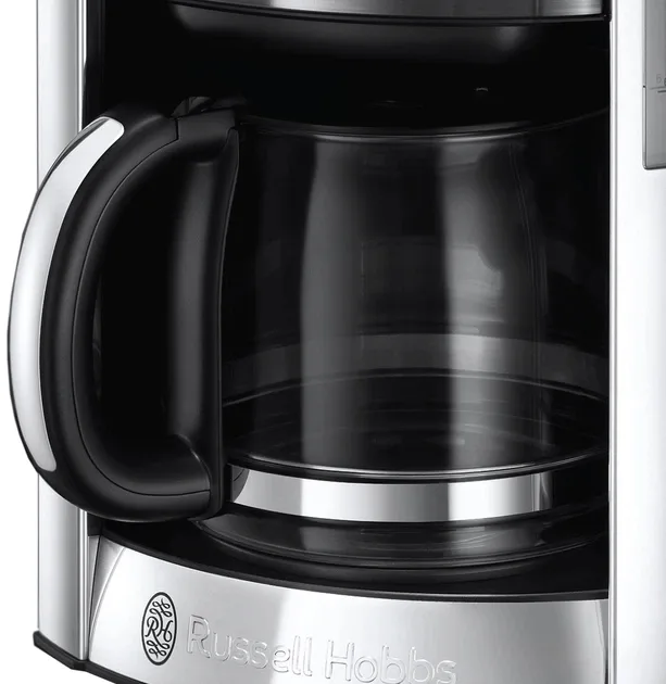 Кавоварка Russell Hobbs крапельна 1000 Вт пластикова 22х34,2х22,7 см нержавіюча сталь чорна