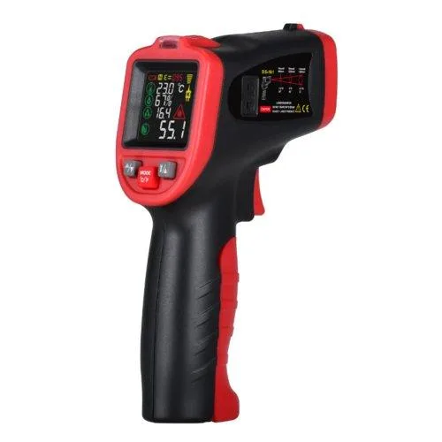 Пірометр інфрачервоний Wintact WT323E -50-1050 °C кольоровий дисплей термопара К-типу