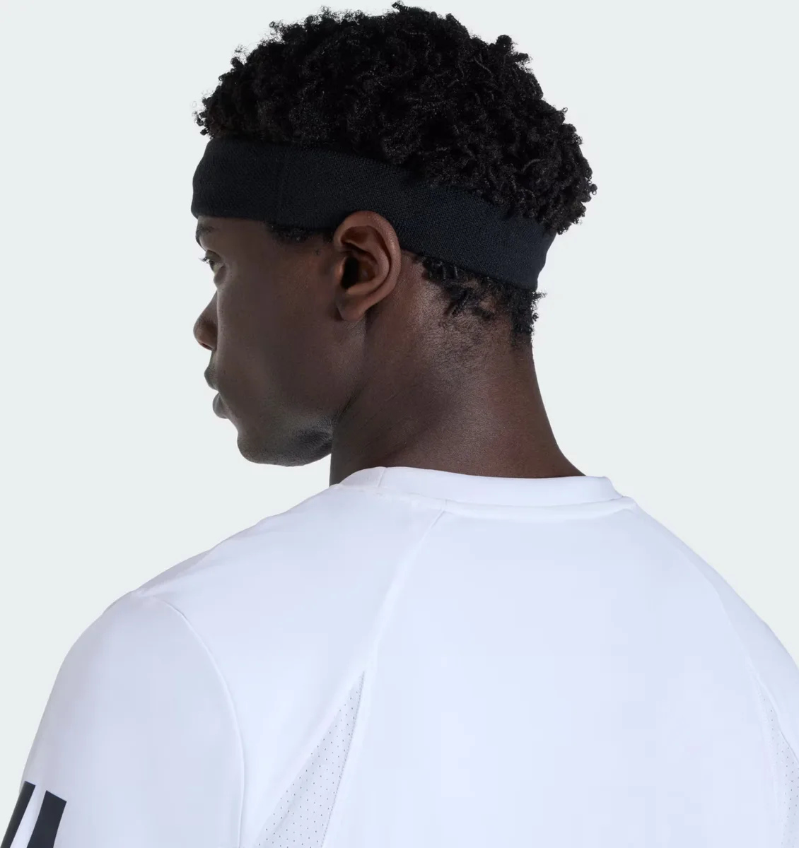 Повязка на голову Adidas полиэстер 74% одноразовая черная