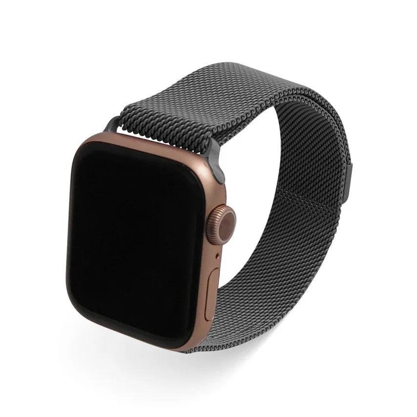 Ремінець Apple металевий міланська петля 38-40 мм темно-сірий