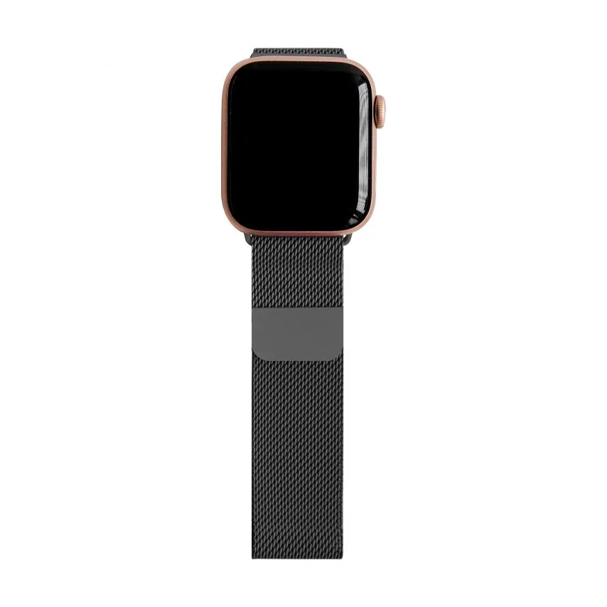 Ремешок Apple металлический миланская петля 38-40 мм темно-серый