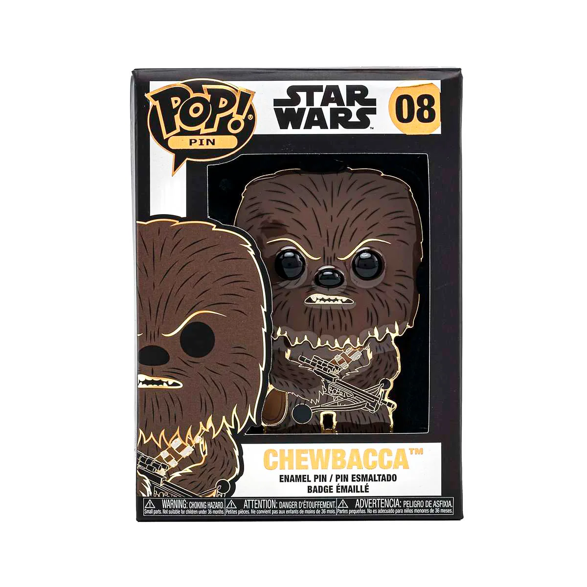 Пін Funko Зоряні війни емальована сталь 10 см Чуї з луком
