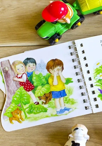 Картонні книжки для дітей 10х10 см М'яка обкладинка Яскраві ілюстрації