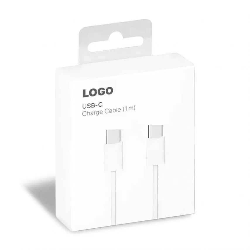 Кабель USB Type-C до Type-C 1м силіконовий 12W білий для Apple