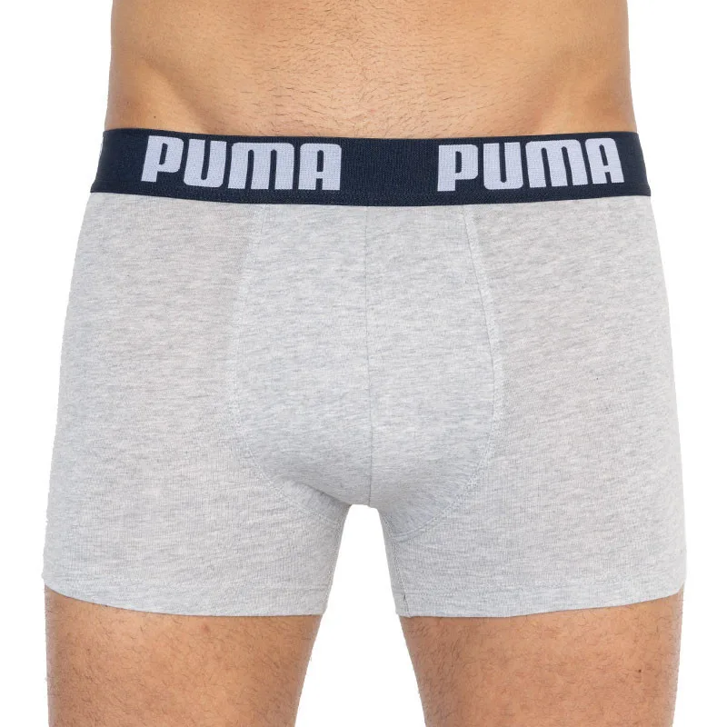 Труси-боксери Puma бавовна M синій сірий 2 пари
