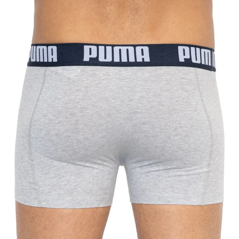 Труси-боксери Puma бавовна M синій сірий 2 пари