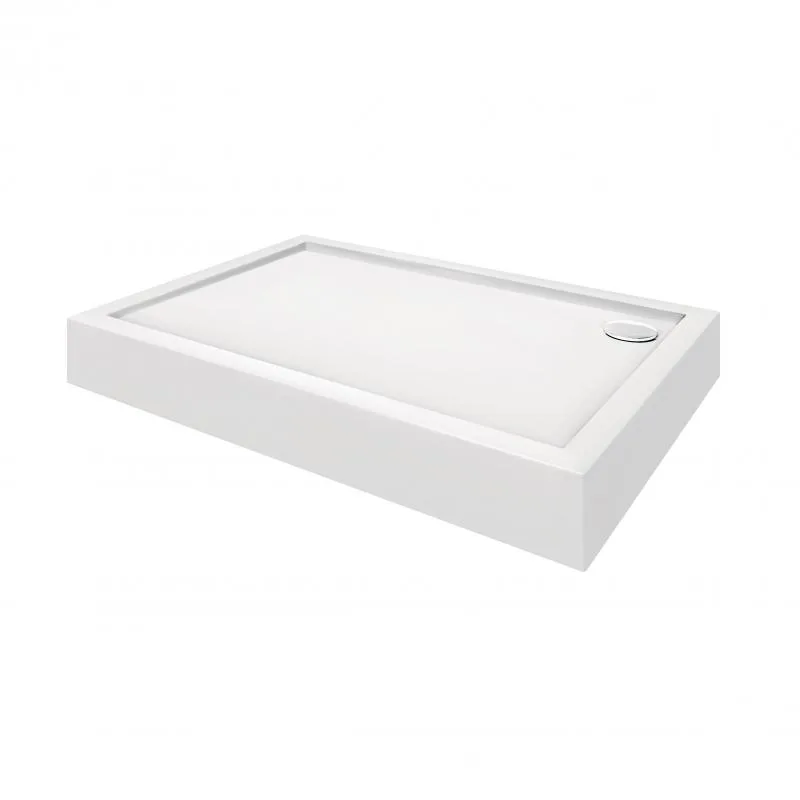 Душовий піддон Qtap 3012812 акриловий 120х80 см білий