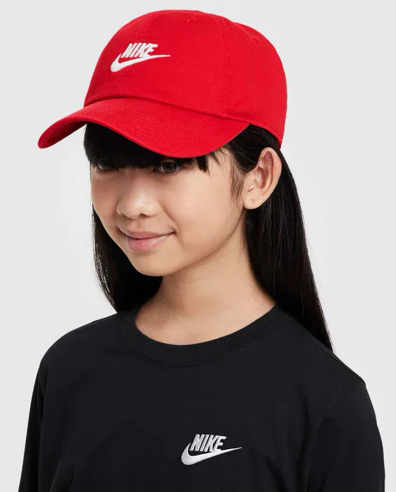 Кепка Nike 100% бавовна 1SIZE червоний дитячий
